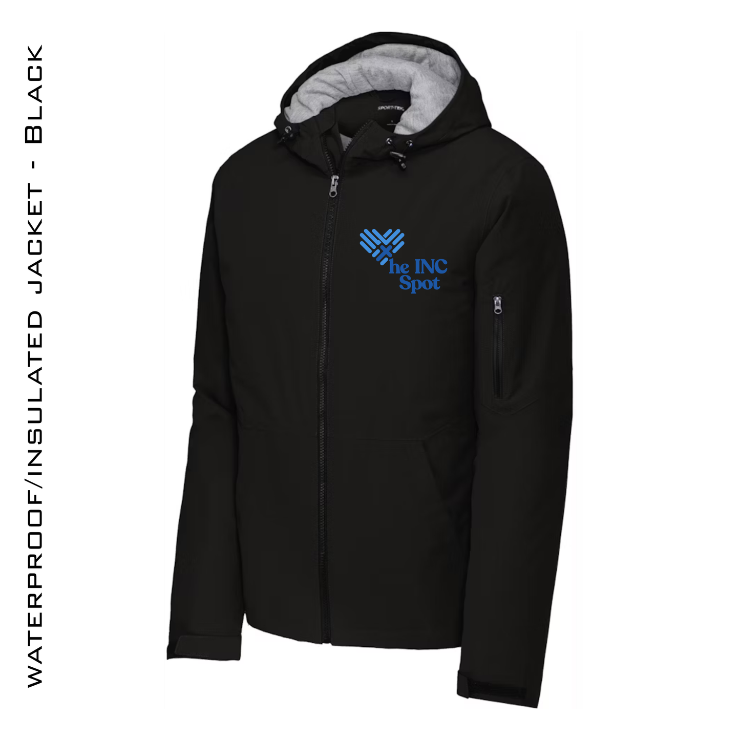 Love Inc Waterproof Insulated Jacket - BLACK
