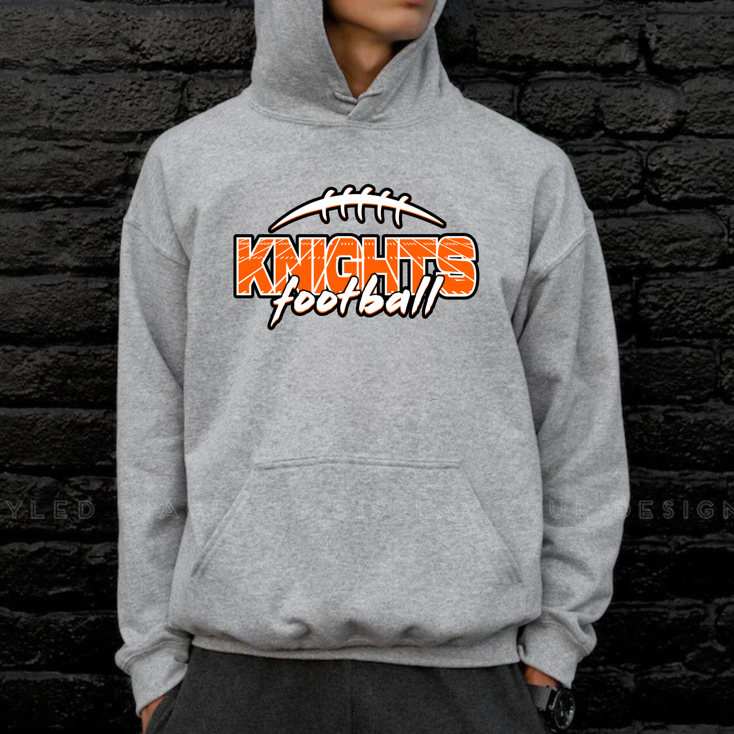 Knights Junior Football Unisex YOUTH Hoodie