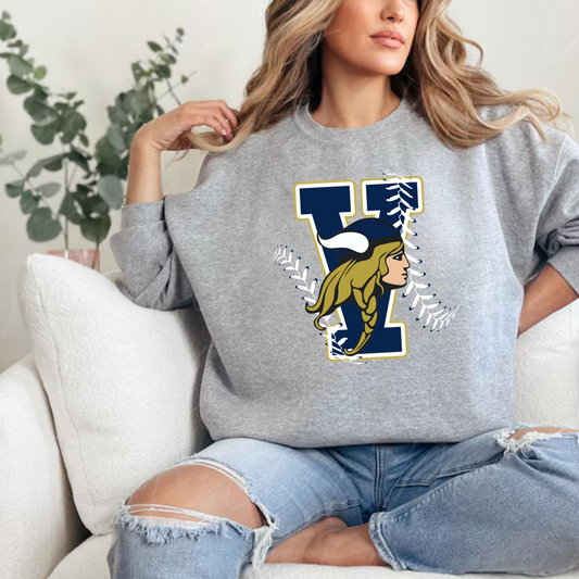 VSA Viking Softball ADULT Crewneck Sweatshirt
