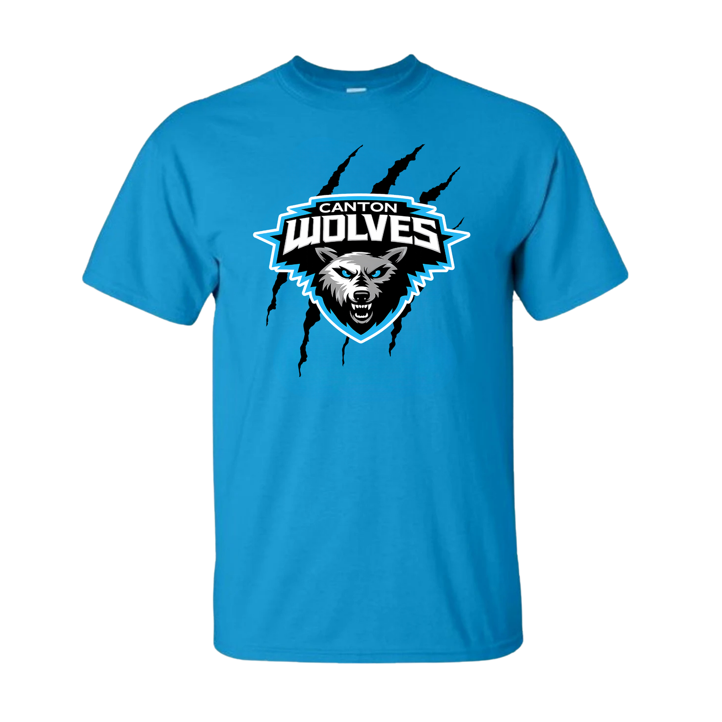 Canton Wolves Hockey UNISEX T-Shirt - BLUE