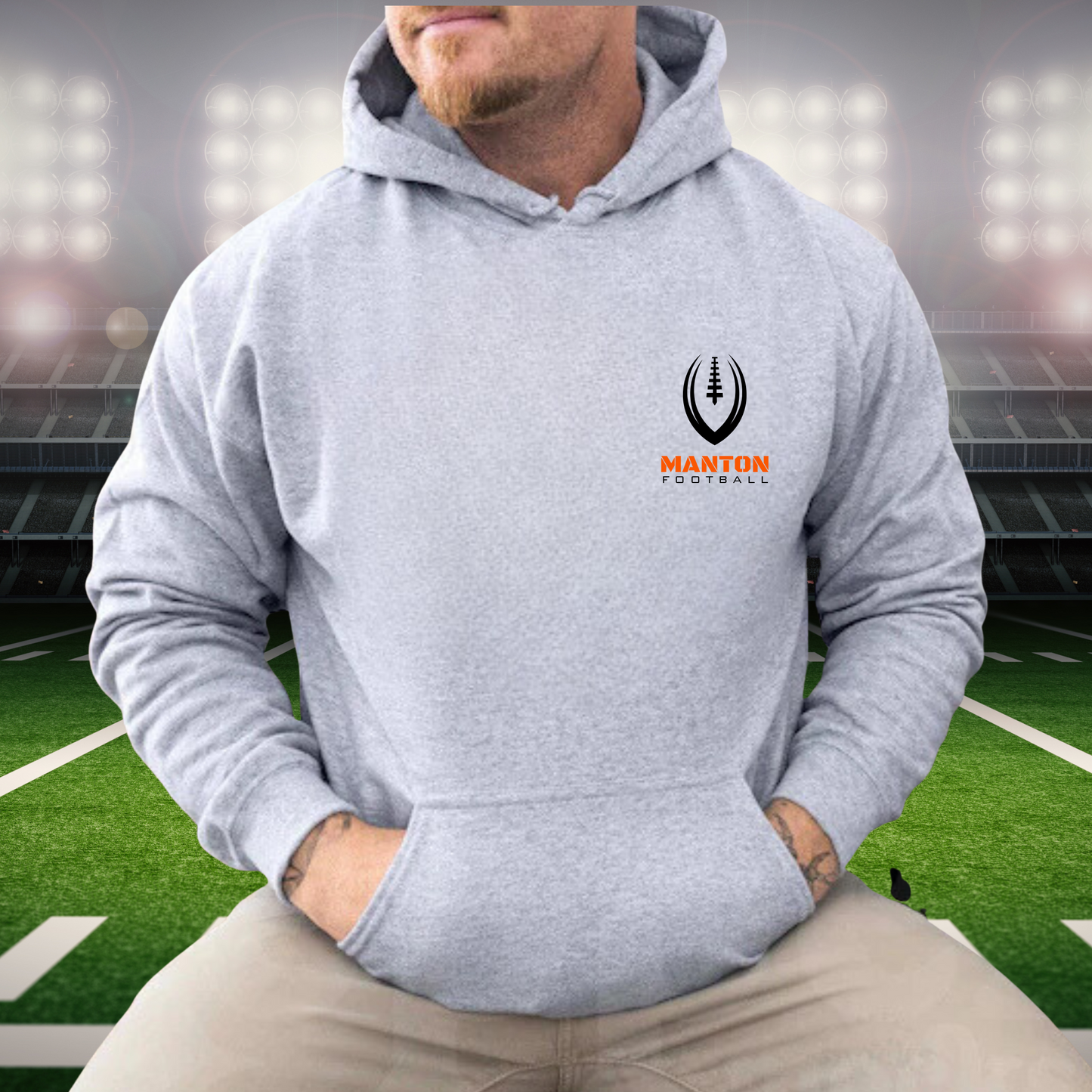 Manton Rangers Football ADULT Hoodie