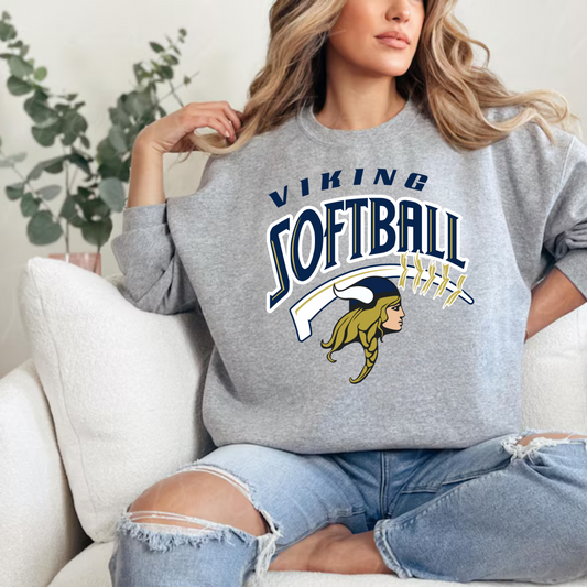VSA Viking Softball ADULT Crewneck Sweatshirt