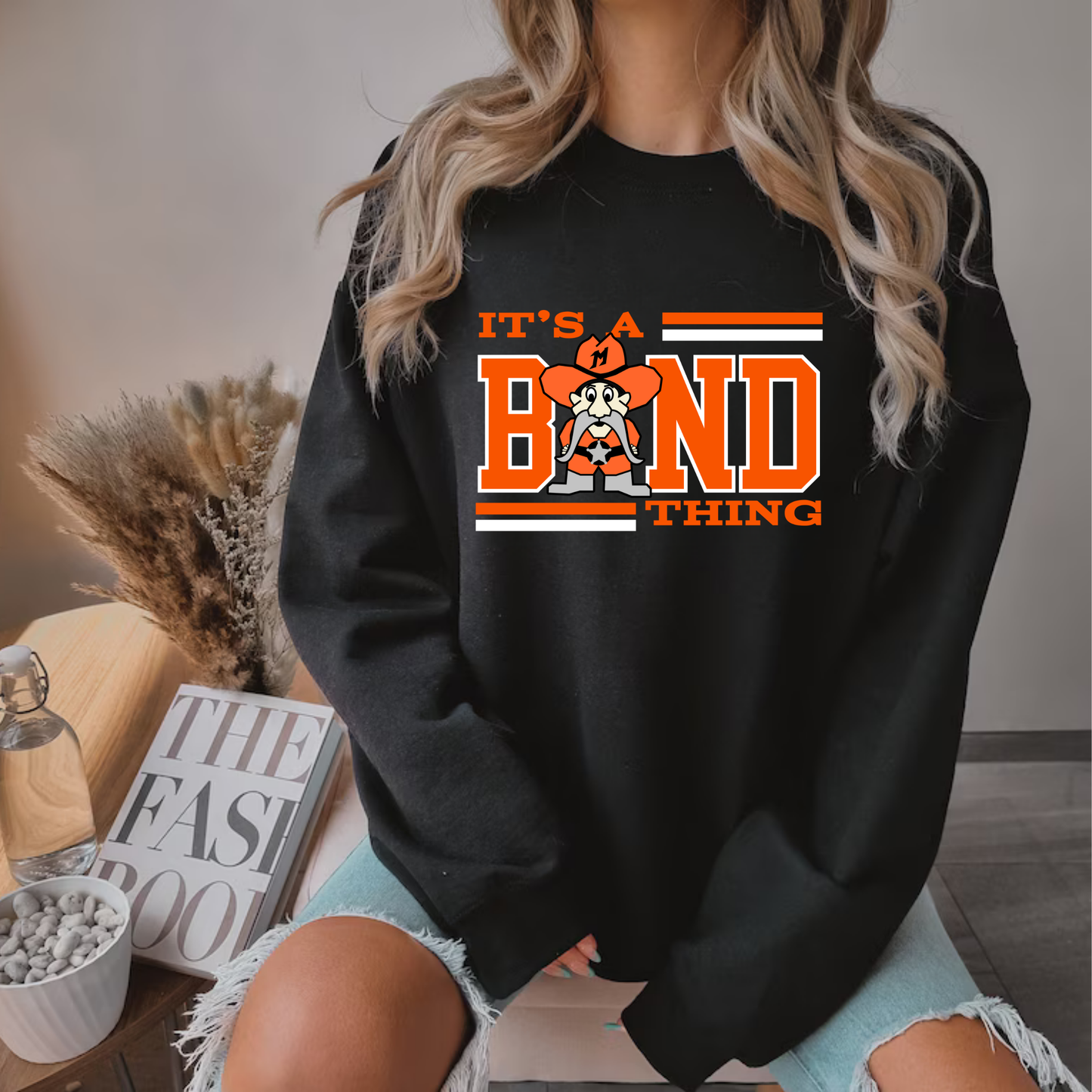 Manton Rangers Marching Band ADULT Unisex Crewneck Sweatshirt