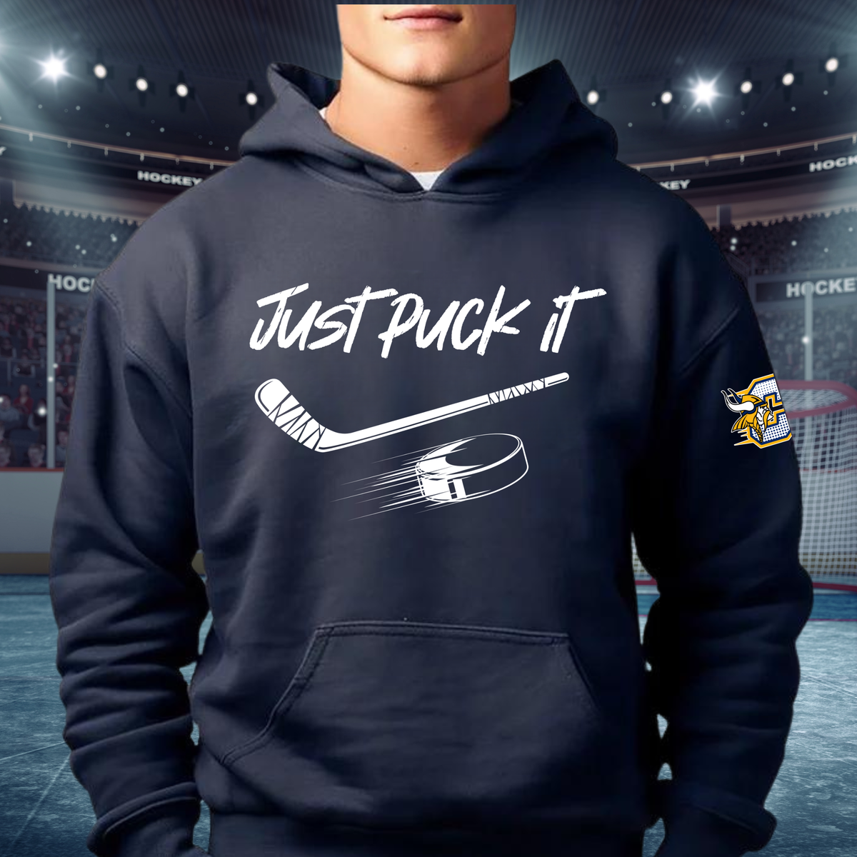 Cadillac Vikings Hockey ADULT Hoodie