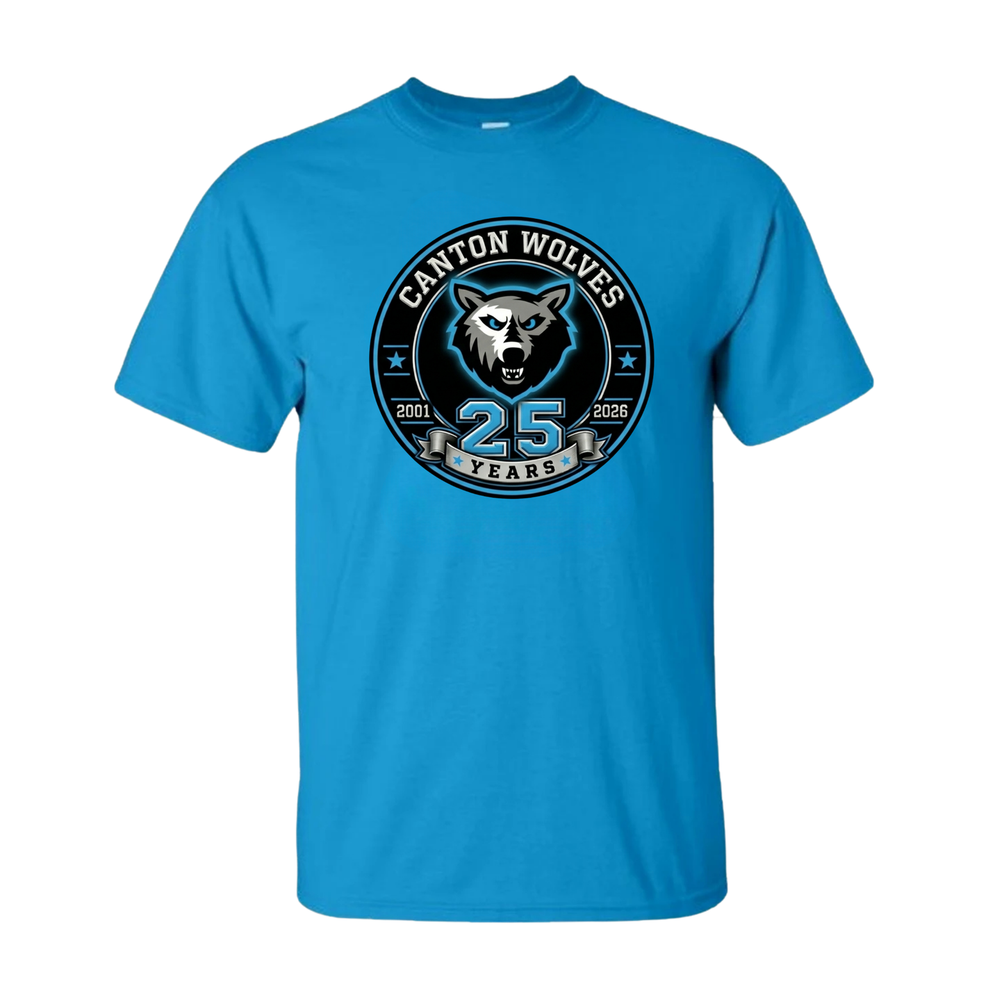 Canton Wolves Hockey UNISEX T-Shirt - BLUE