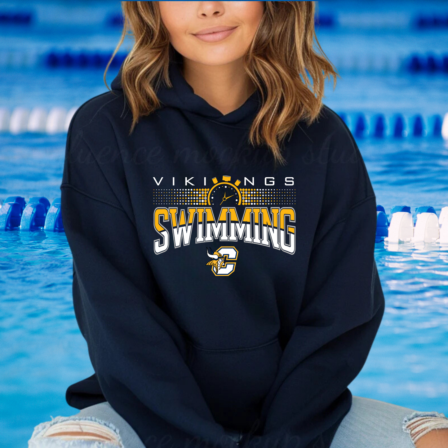 Cadillac Vikings Swim UNISEX Hoodie