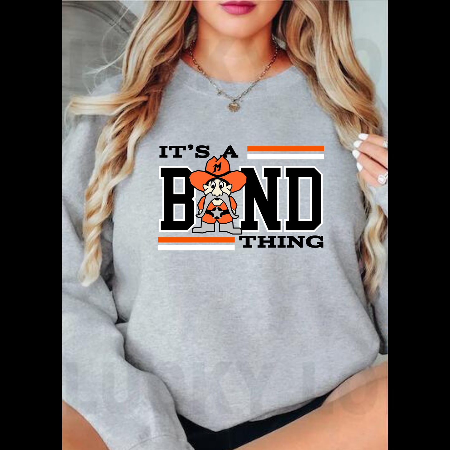 Manton Rangers Marching Band ADULT Unisex Crewneck Sweatshirt