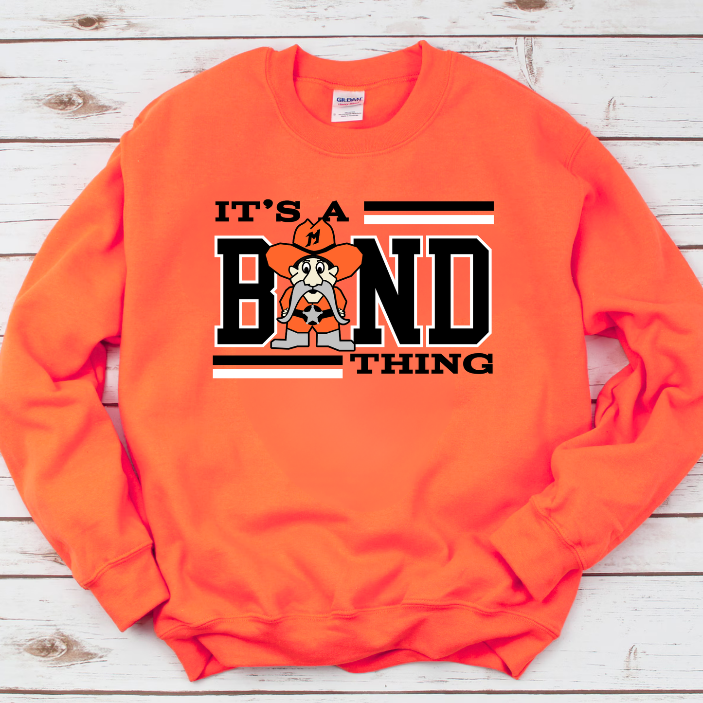 Manton Rangers Marching Band ADULT Unisex Crewneck Sweatshirt