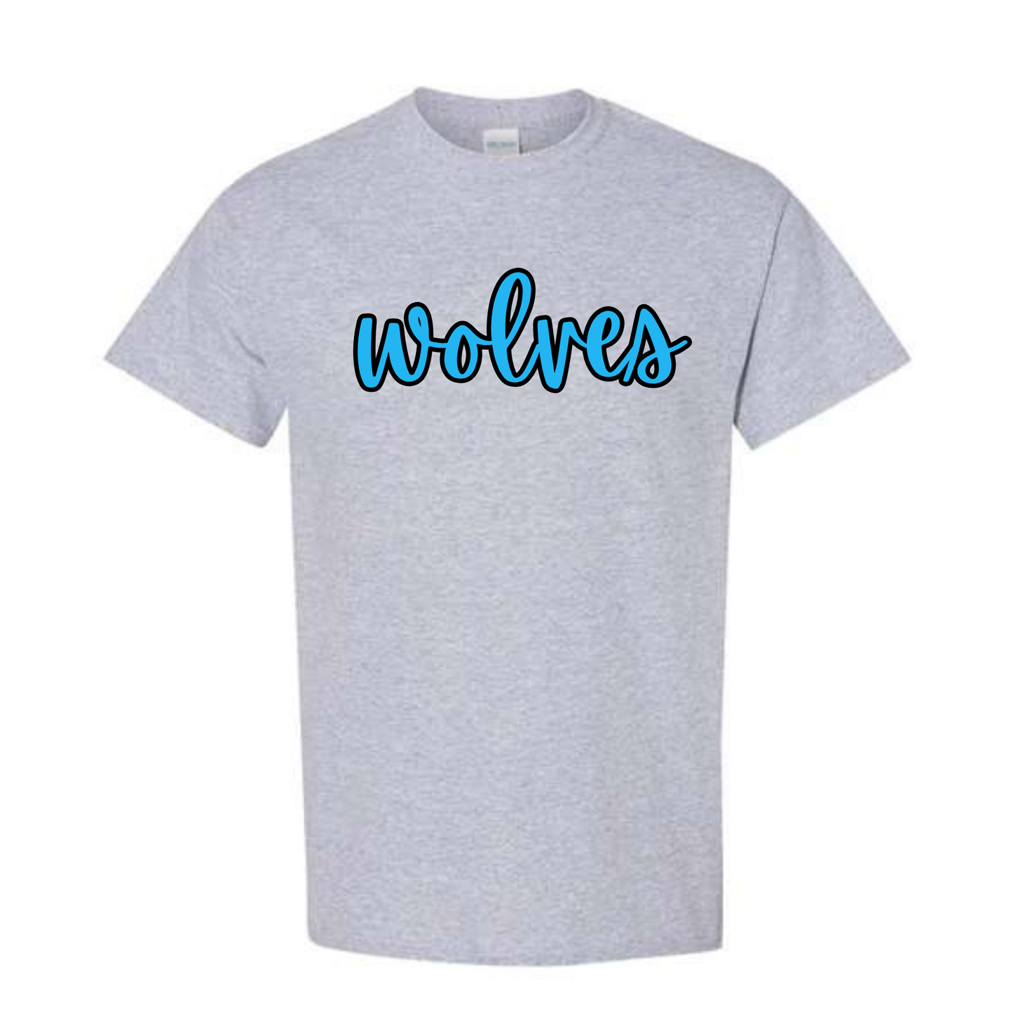 Canton Wolves Hockey UNISEX T-Shirt - SPORT GREY