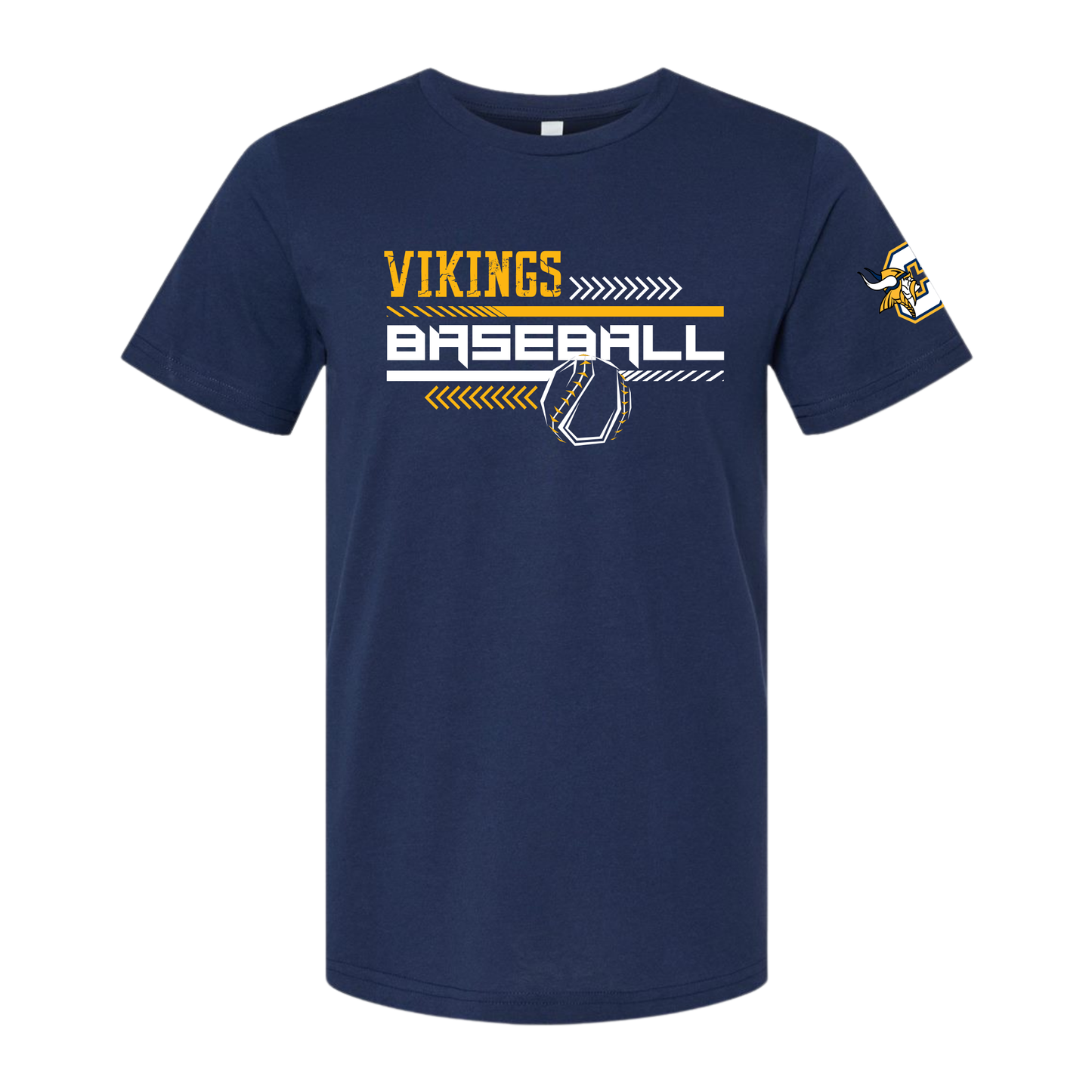 Cadillac Vikings Baseball ADULT T-Shirt