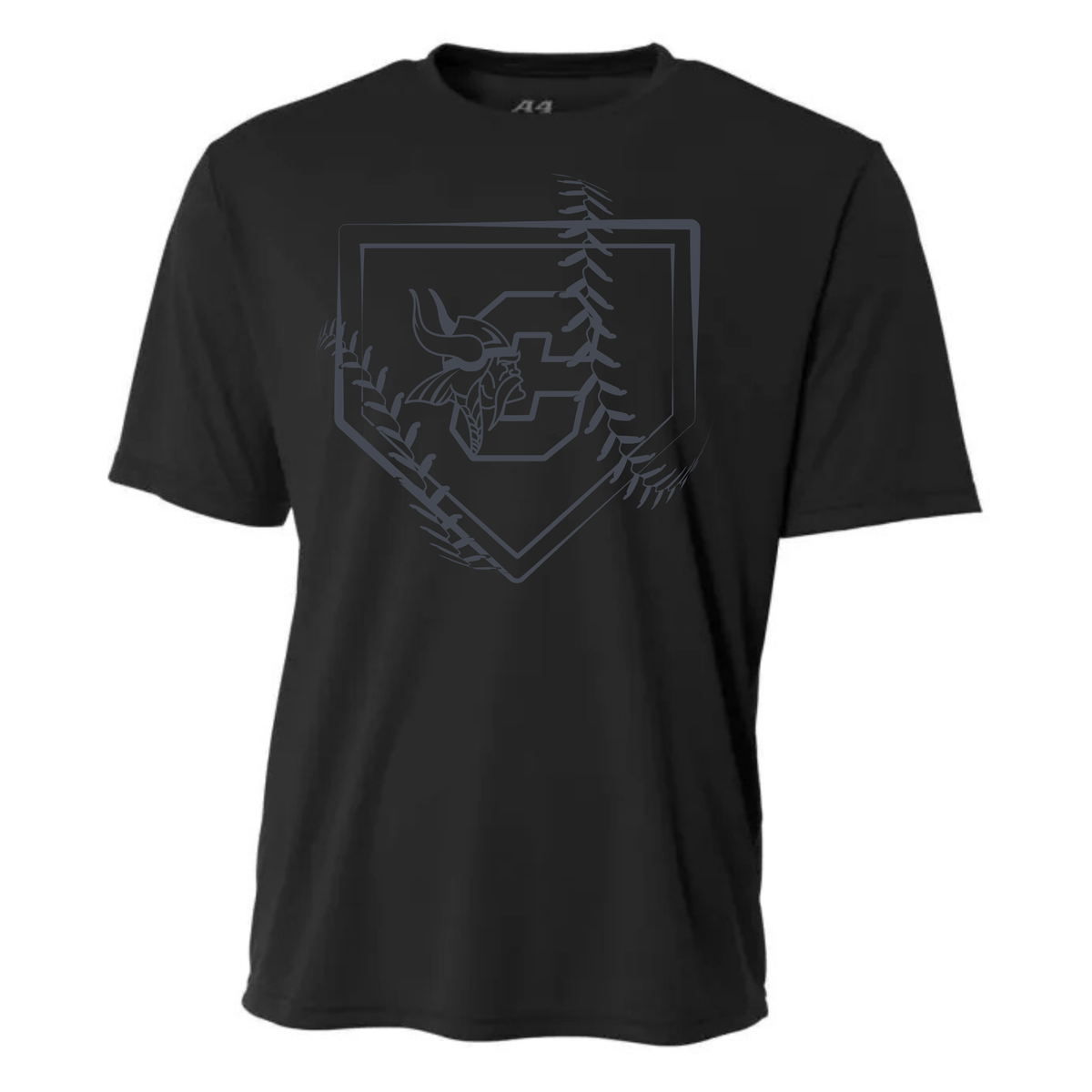 BLACKOUT Cadillac Vikings Baseball DRI-FIT Cooling Performance T-Shirt