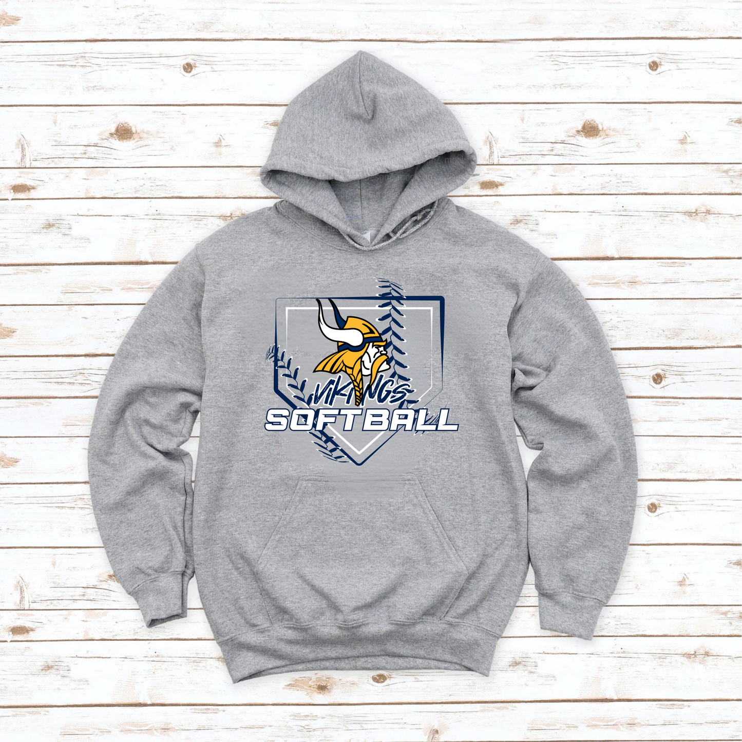 Cadillac Vikings Softball Unisex YOUTH Hoodie