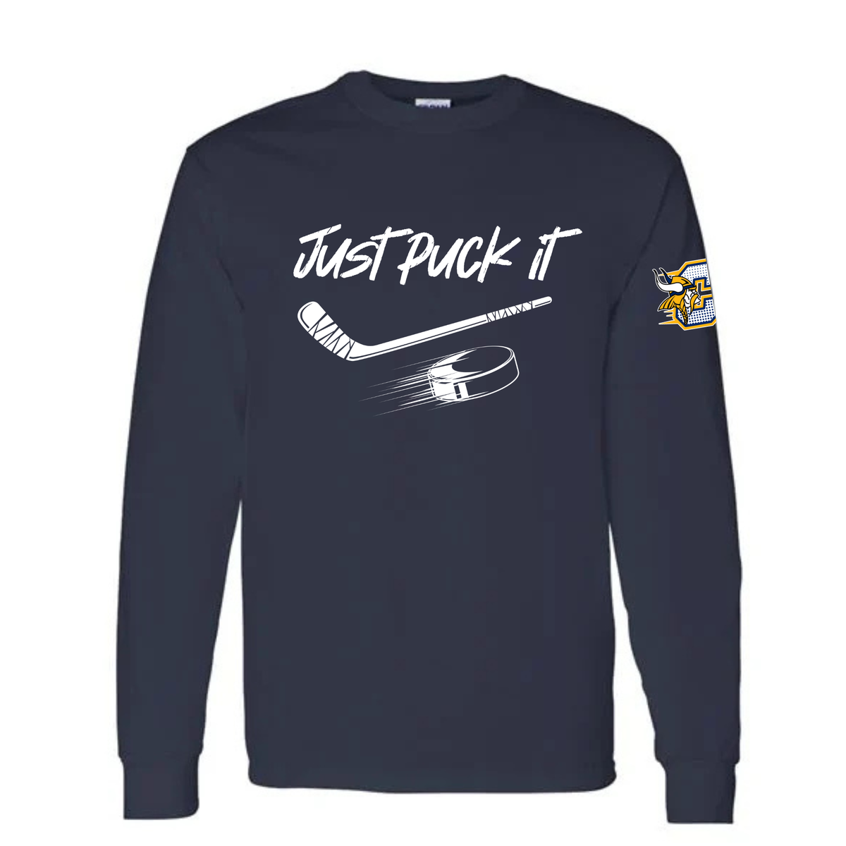Cadillac Vikings Hockey UNISEX Long-Sleeve T-Shirt