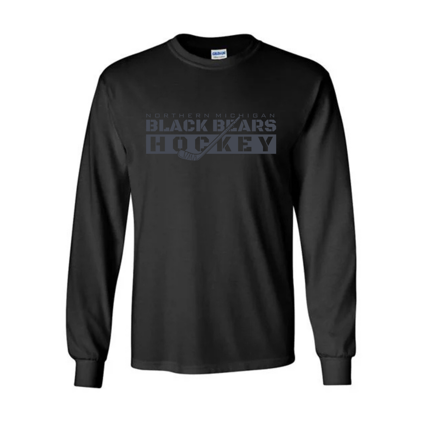 BLACKOUT Black Bears Hockey UNISEX Long-Sleeve T-Shirt
