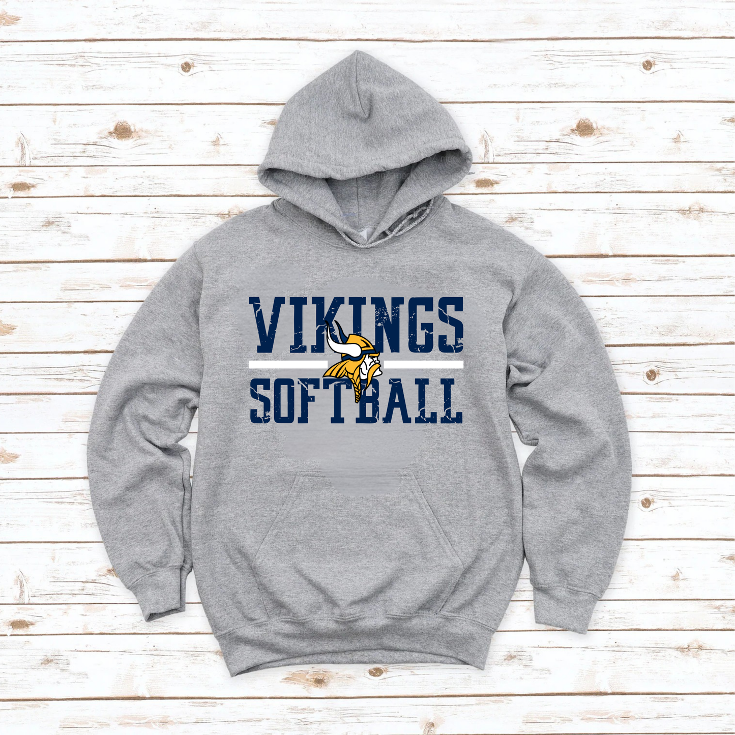 Cadillac Vikings Softball Unisex YOUTH Hoodie