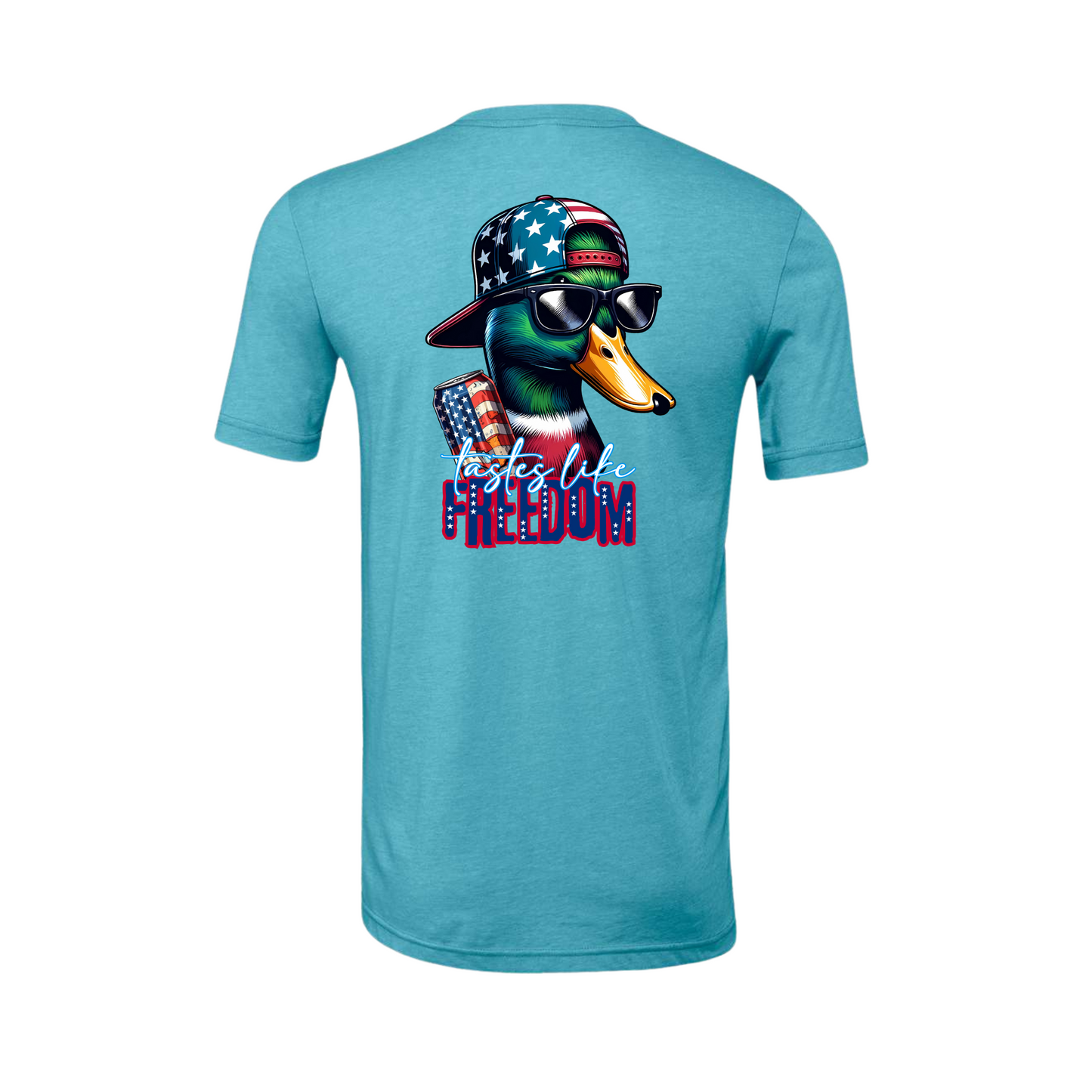 Tastes Like Freedom Mallard Adult Short Sleeve Tee