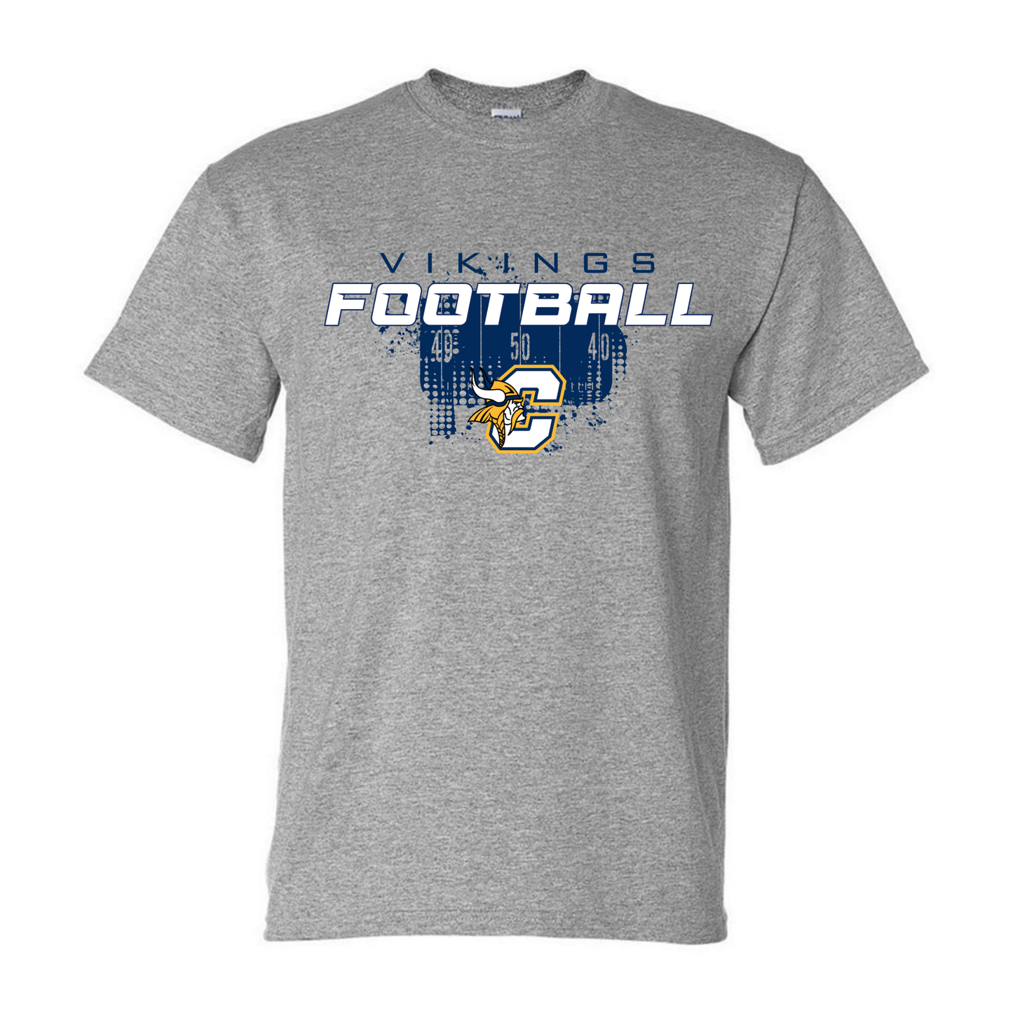 Cadillac Vikings Football UNISEX T-Shirt - SPORT GREY