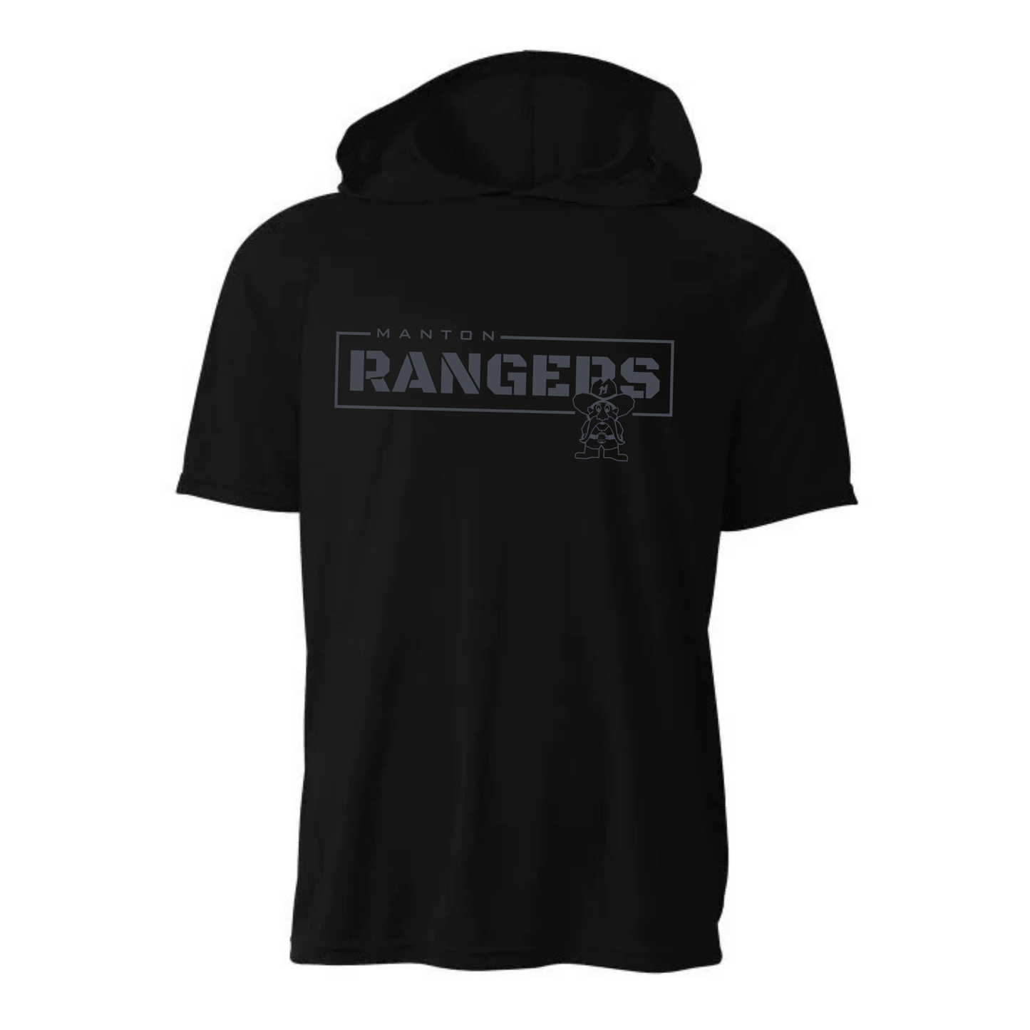 BLACKOUT Manton Rangers DRI-FIT Cooling Performance Hooded T-Shirt