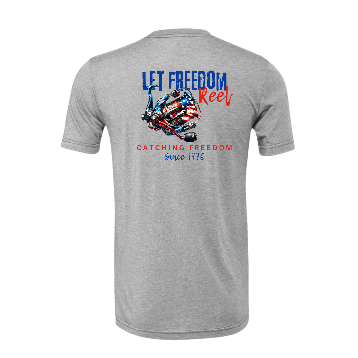 Let Freedom Reel Adult Short Sleeve Tee