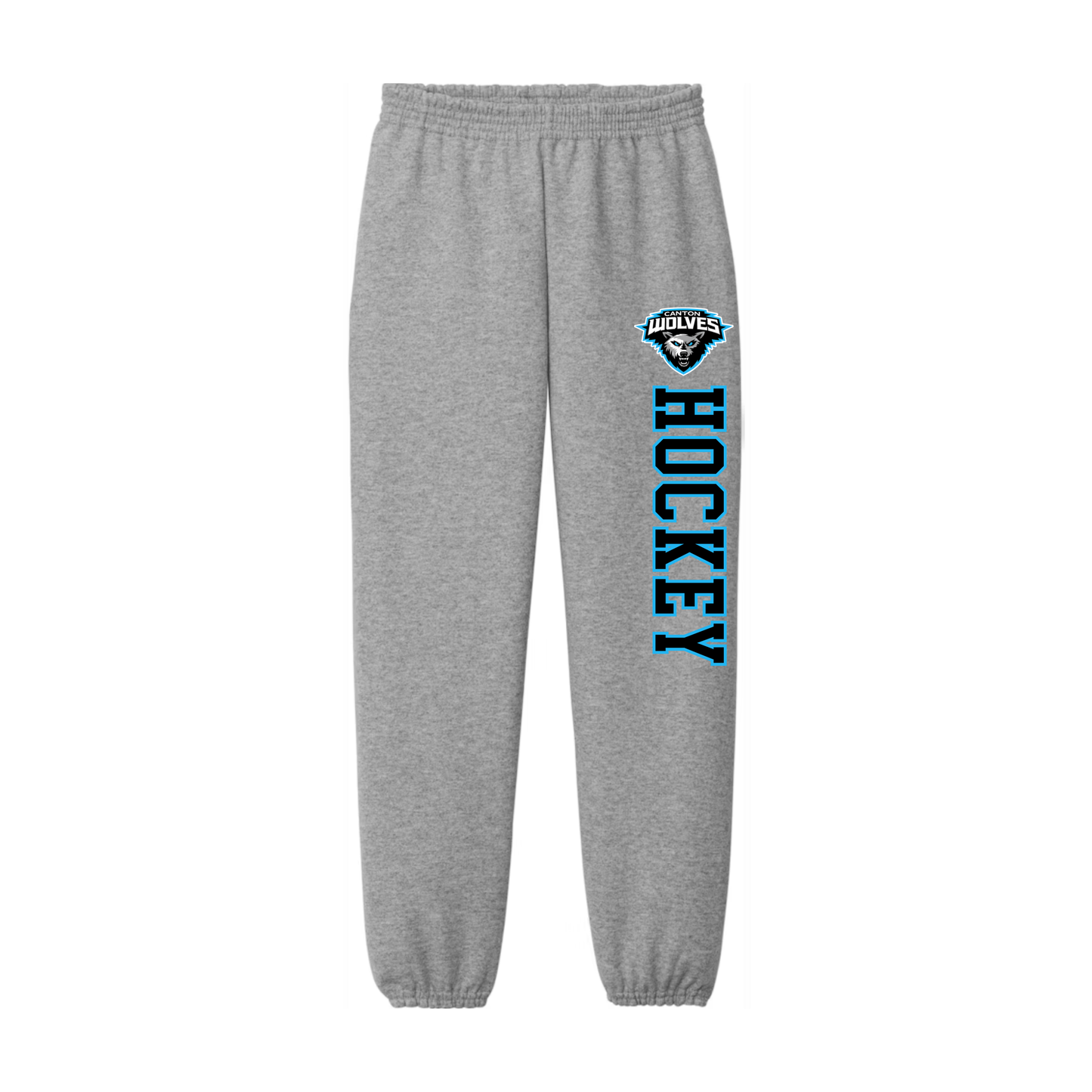 Canton Wolves Hockey UNISEX Sweatpants - SPORT GREY