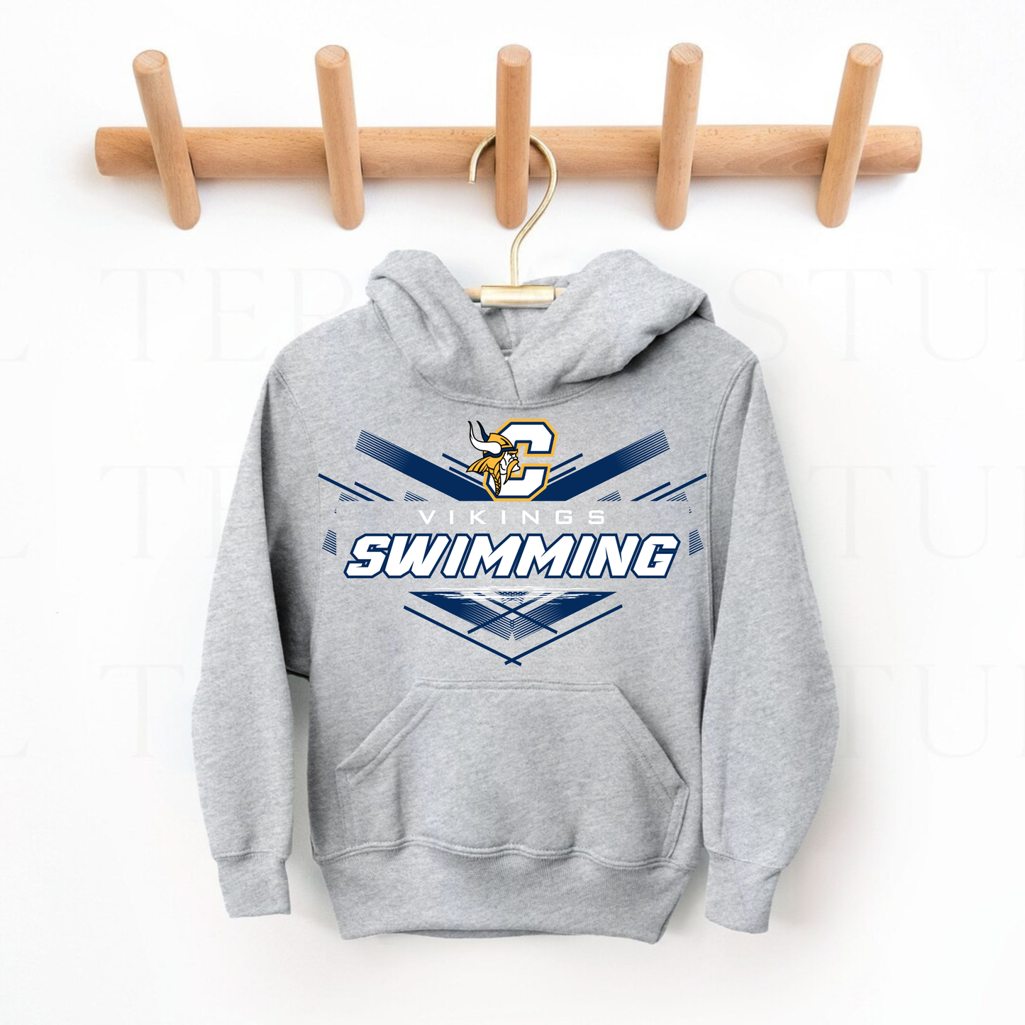 Cadillac Vikings Swim Unisex YOUTH Hoodie