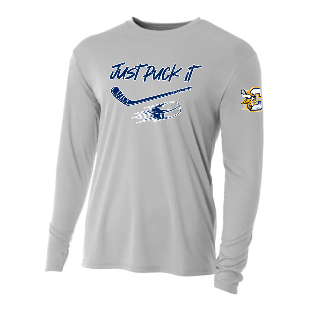 Cadillac Vikings Hockey DRI-FIT Cooling Performance Long-Sleeve T-Shirt