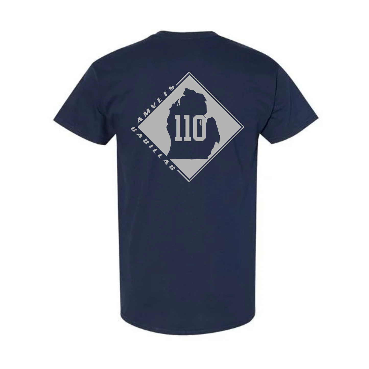 AMVETS Post #110 T-Shirt (G500) - NAVY