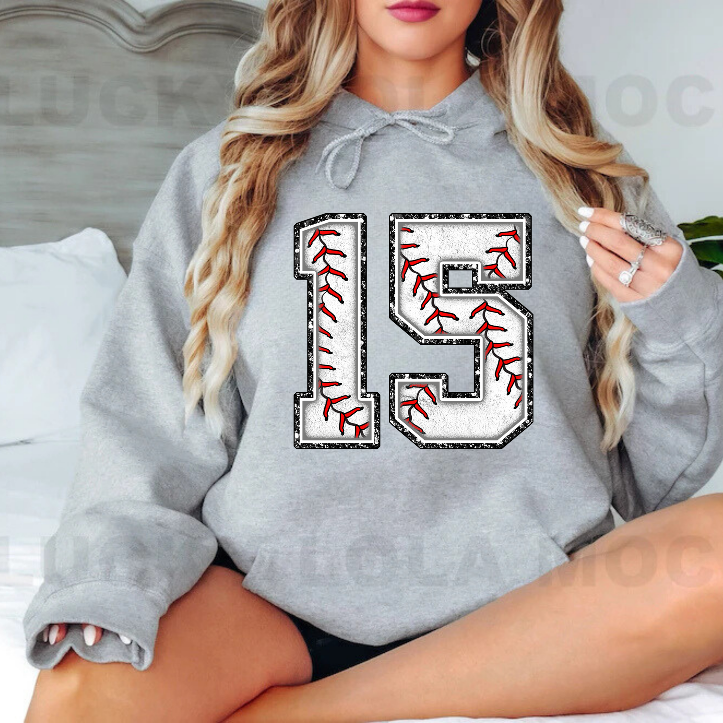 Baseball Numbers ADULT Hoodie