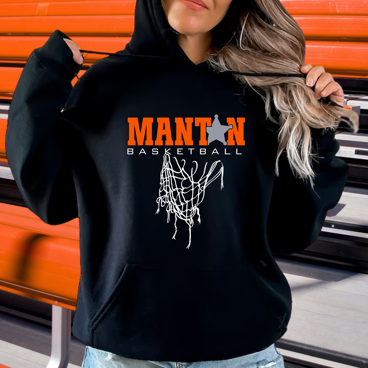 Manton Rangers Basketball ADULT Hoodie
