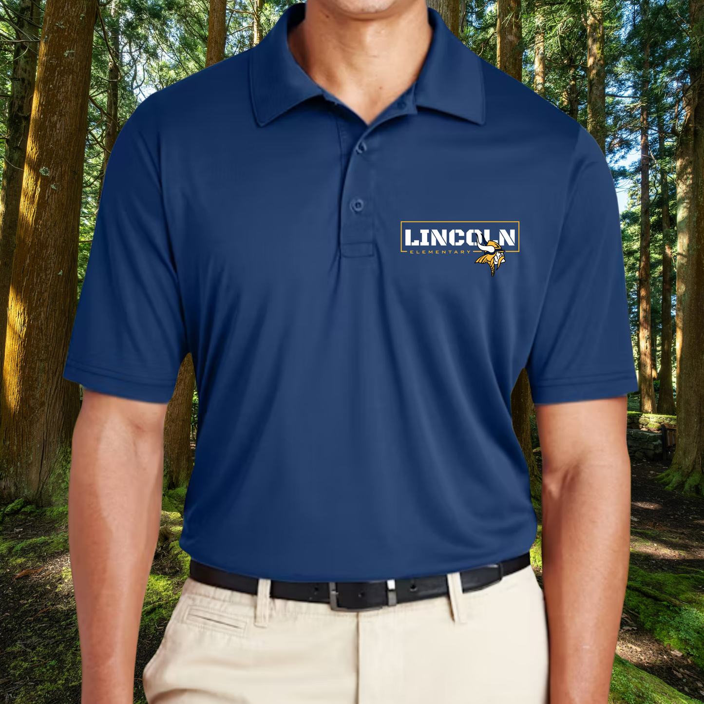 Lincoln Elementary Dri-Fit Performance Polo