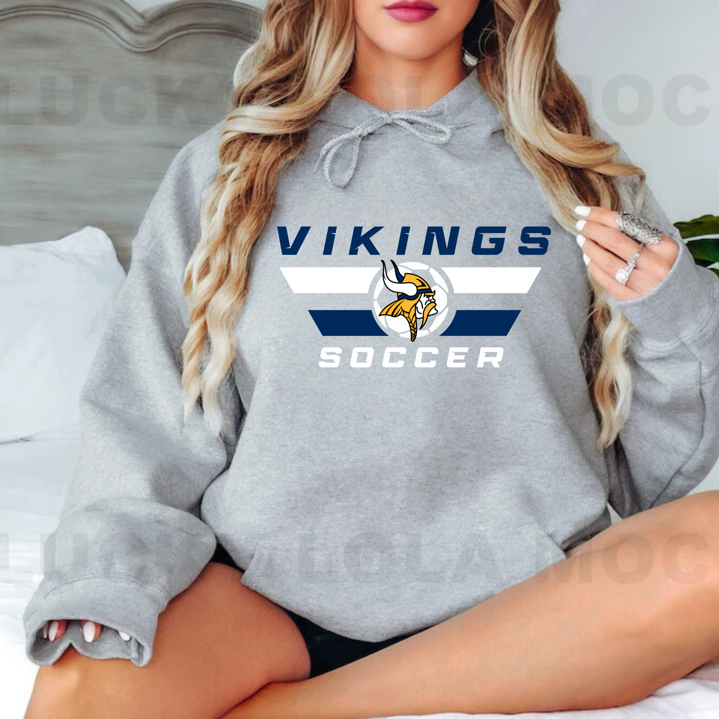 Cadillac Vikings Soccer ADULT Unisex Hoodie