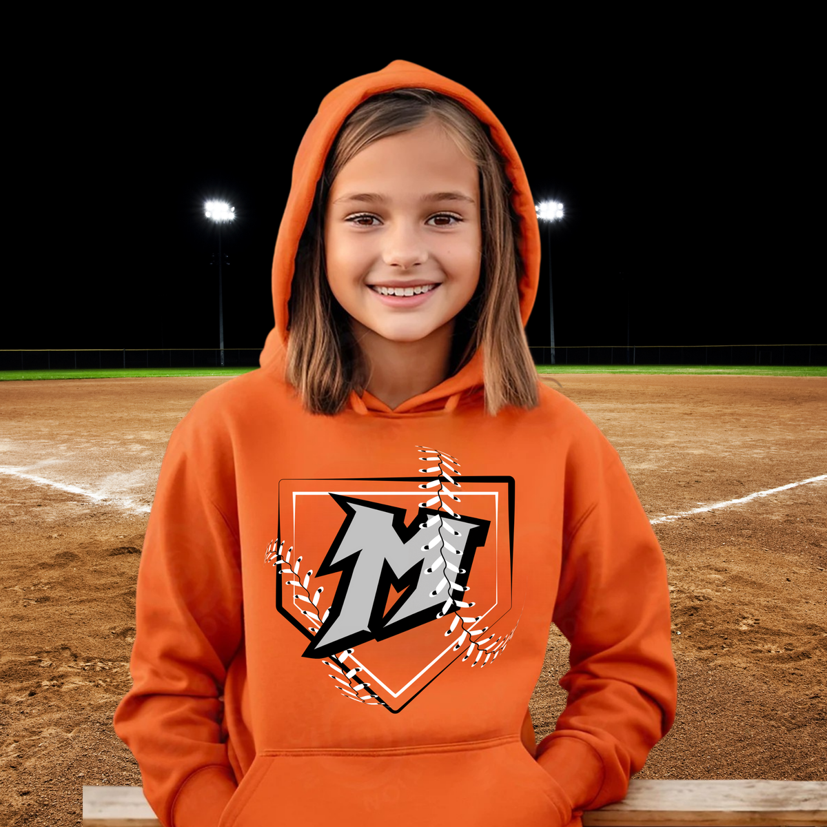 Manton Rangers Baseball/Softball Unisex YOUTH Hoodie
