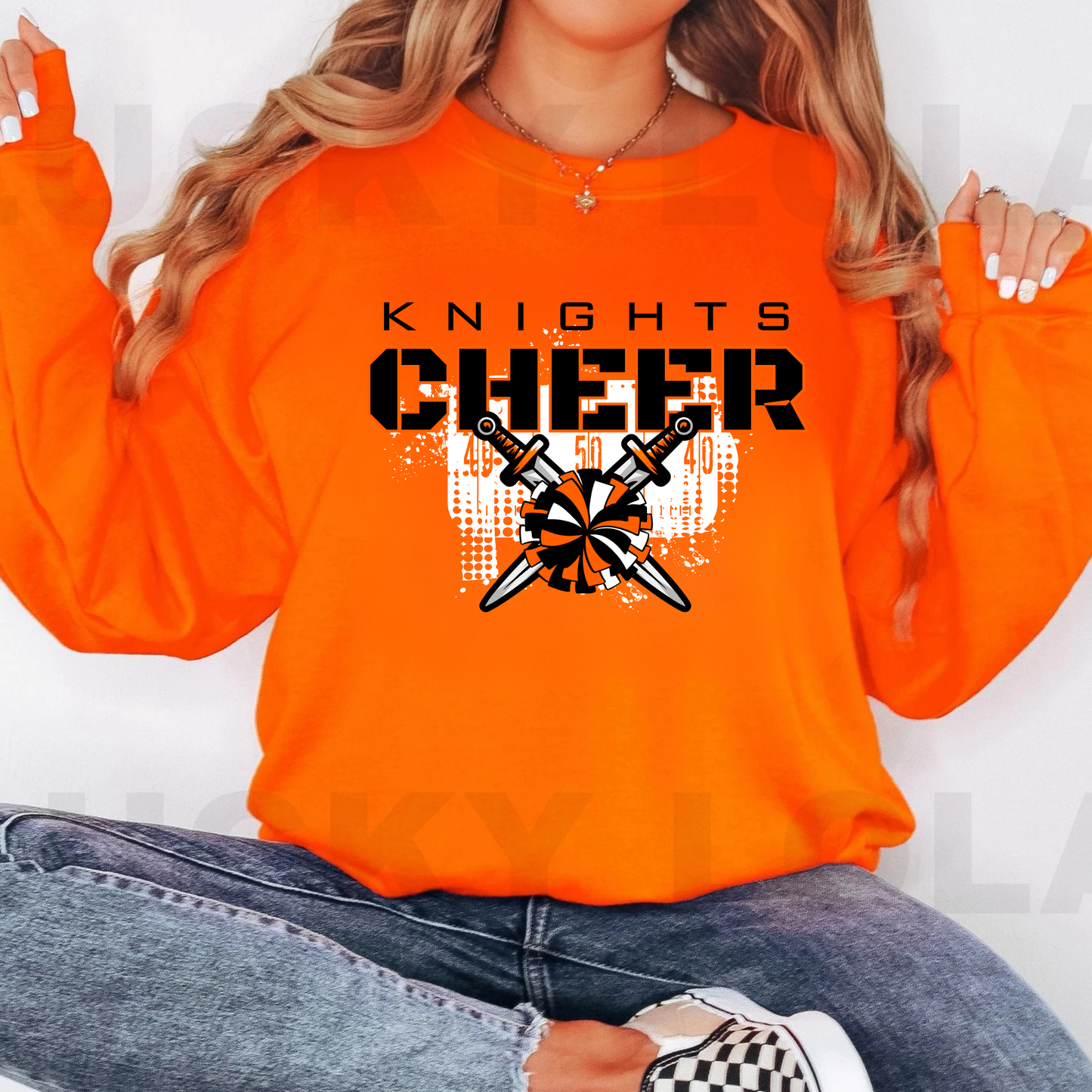 Knights Junior Cheer UNISEX Crewneck Sweatshirt