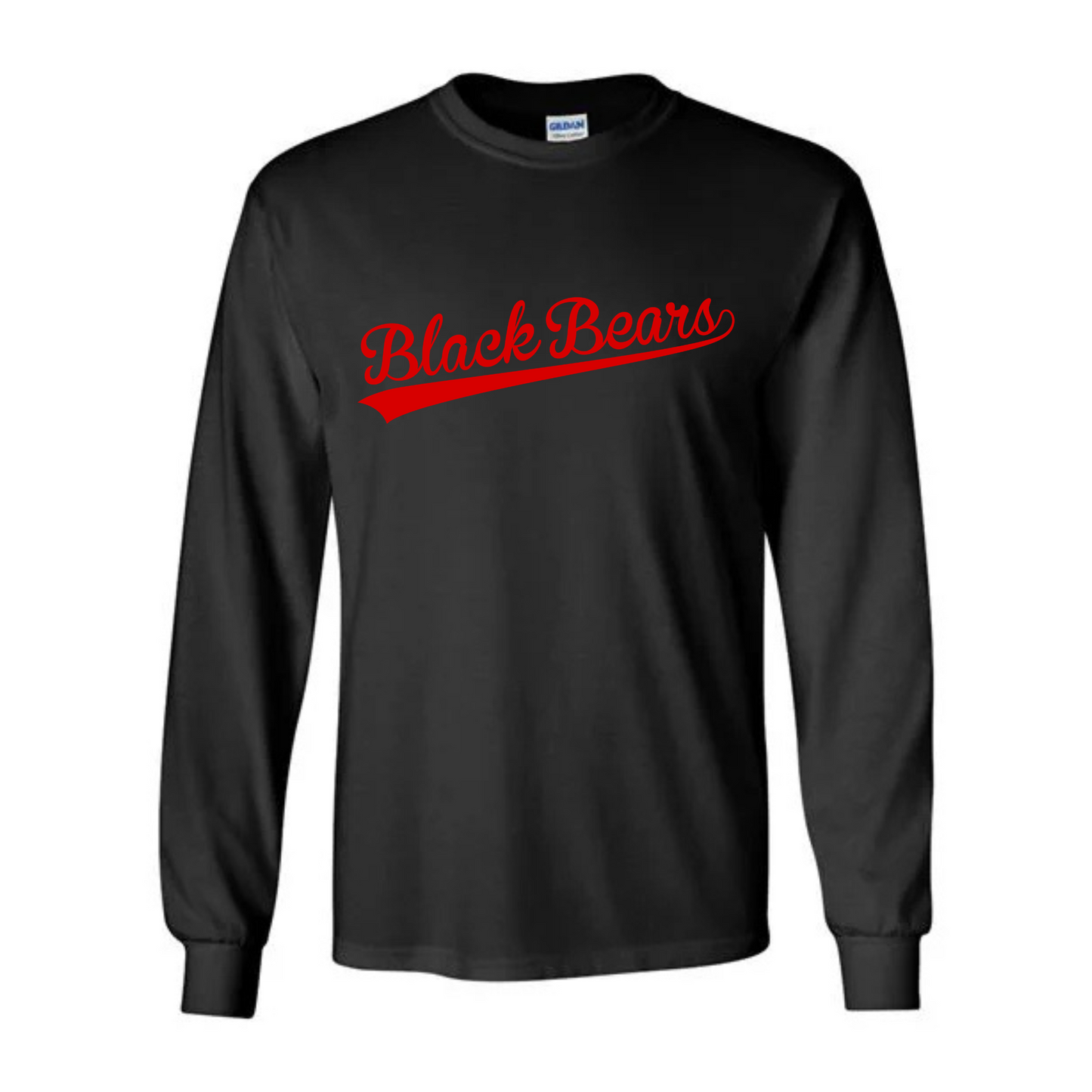 Script Black Bears Hockey UNISEX Long-Sleeve T-Shirt