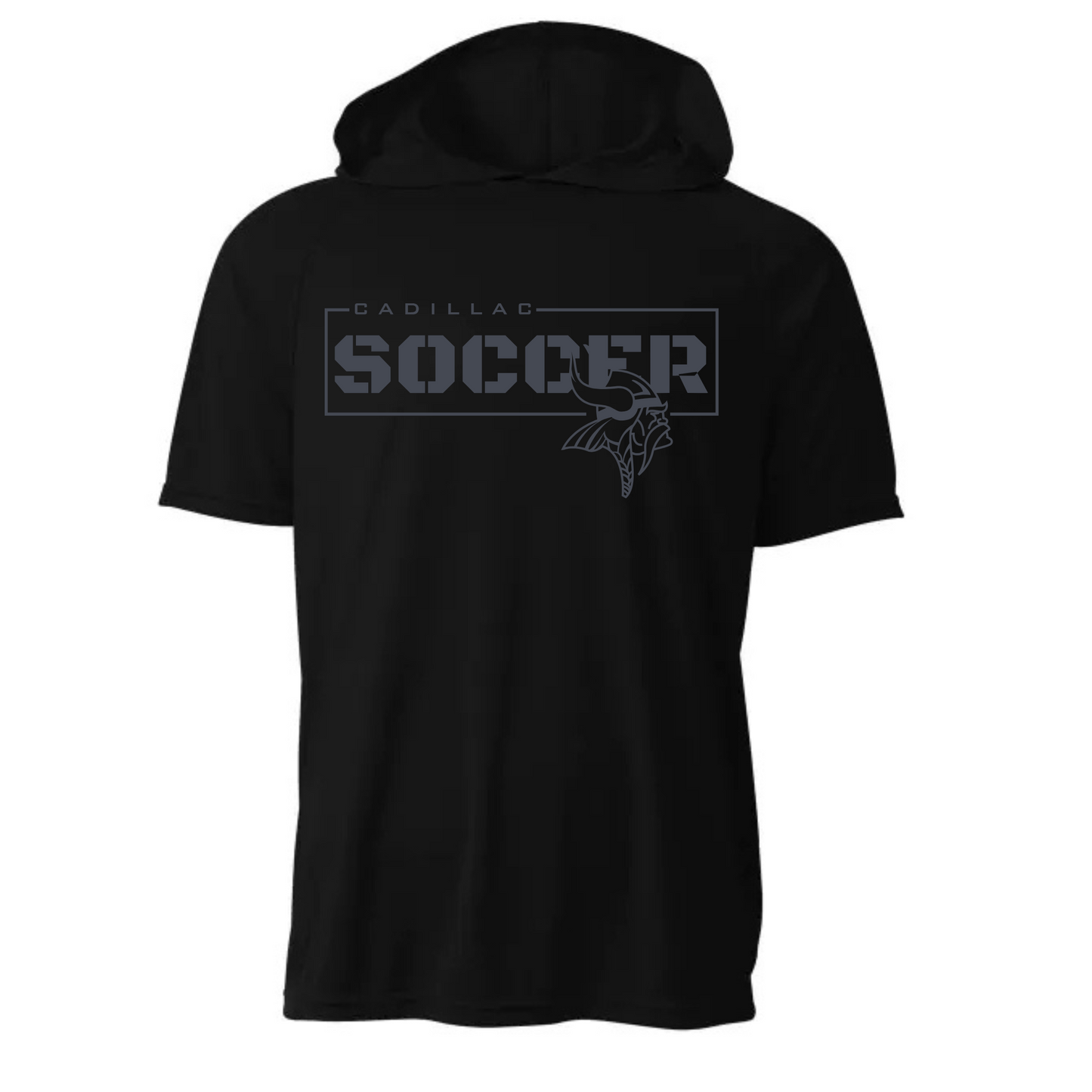 BLACKOUT Cadillac Soccer DRI-FIT Cooling Performance Hooded T-Shirt