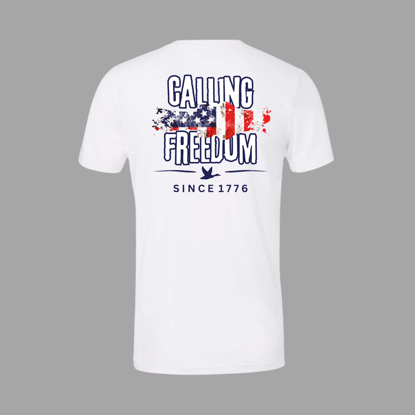Calling Freedom Since 1776 Adult Short Sleeve Tee