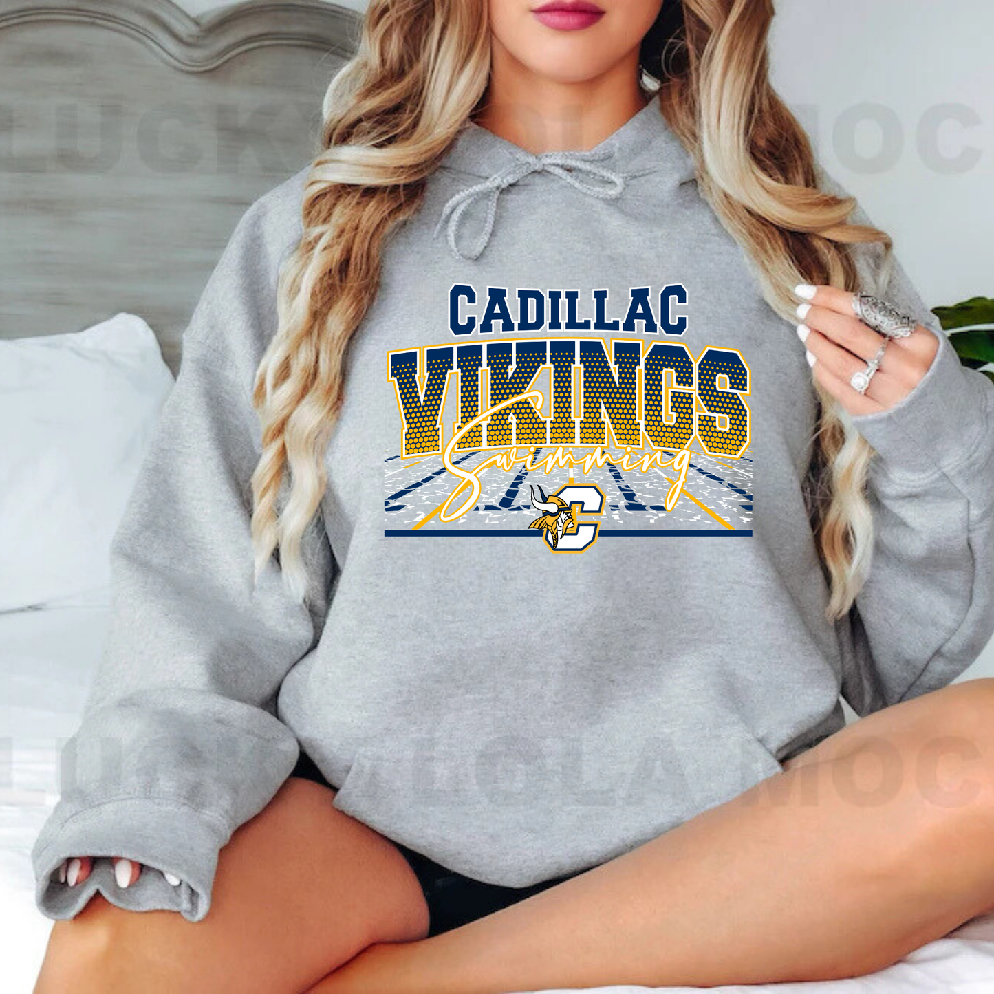 Cadillac Vikings Swim UNISEX Hoodie