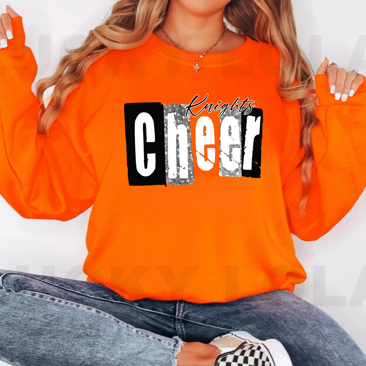 Knights Junior Cheer UNISEX Crewneck Sweatshirt