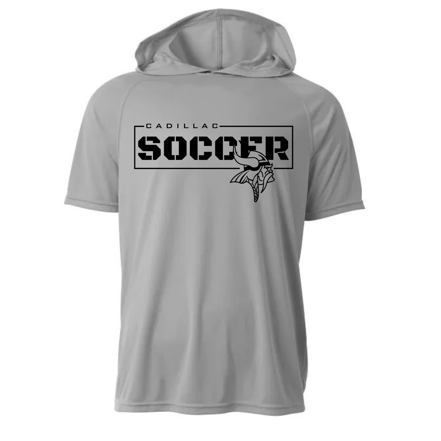 BLACKOUT Cadillac Soccer DRI-FIT Cooling Performance Hooded T-Shirt