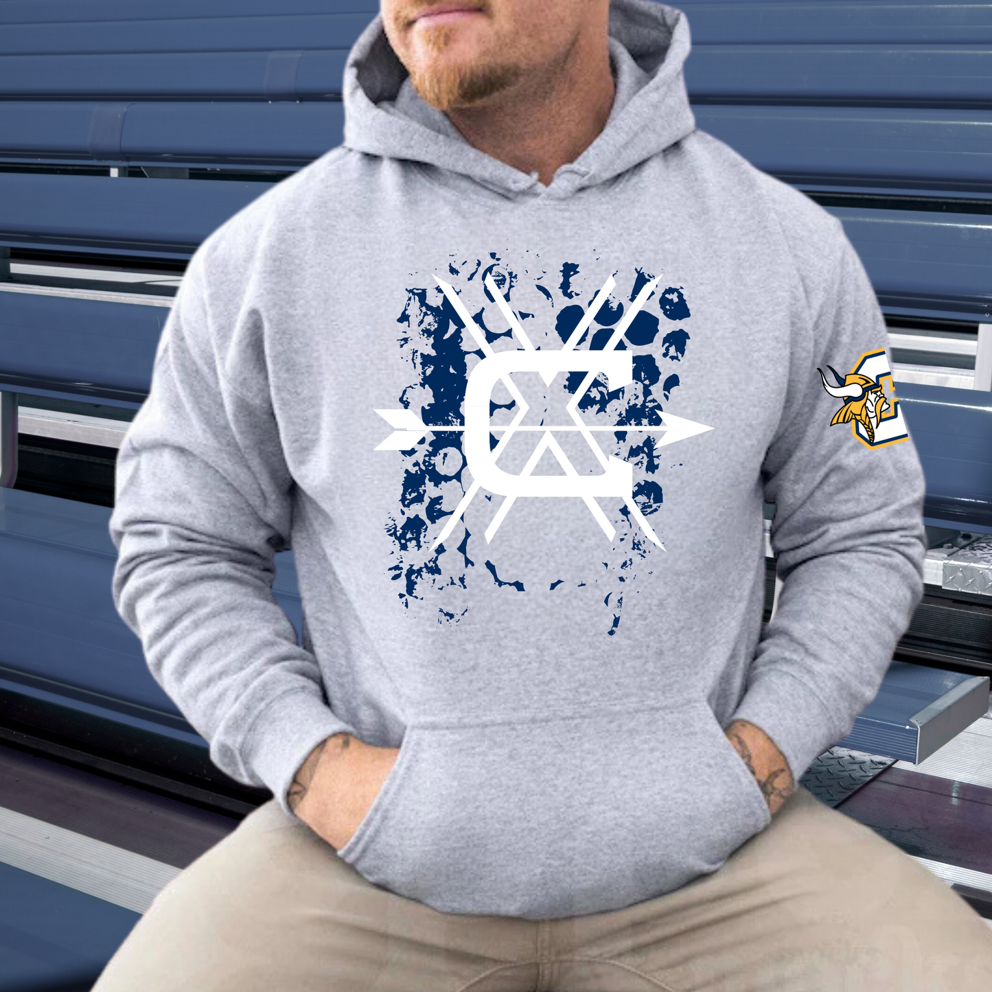 Cadillac Vikings Cross Country ADULT Hoodie