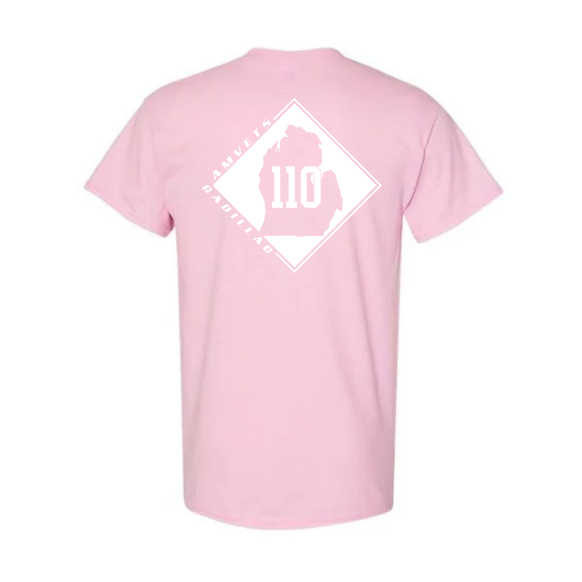 AMVETS Post #110 T-Shirt (G500) - LIGHT PINK