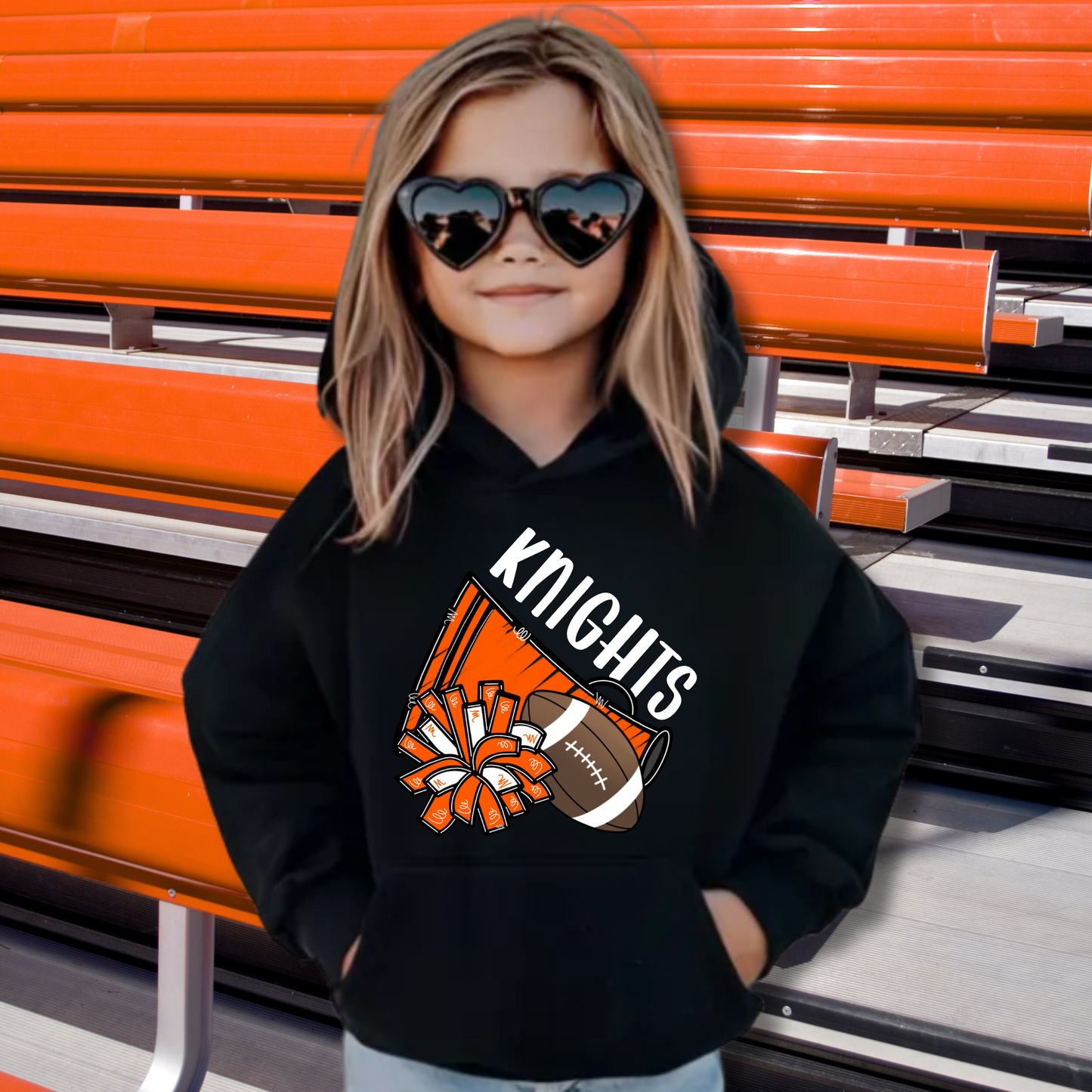 Knights Junior Football Unisex YOUTH Hoodie