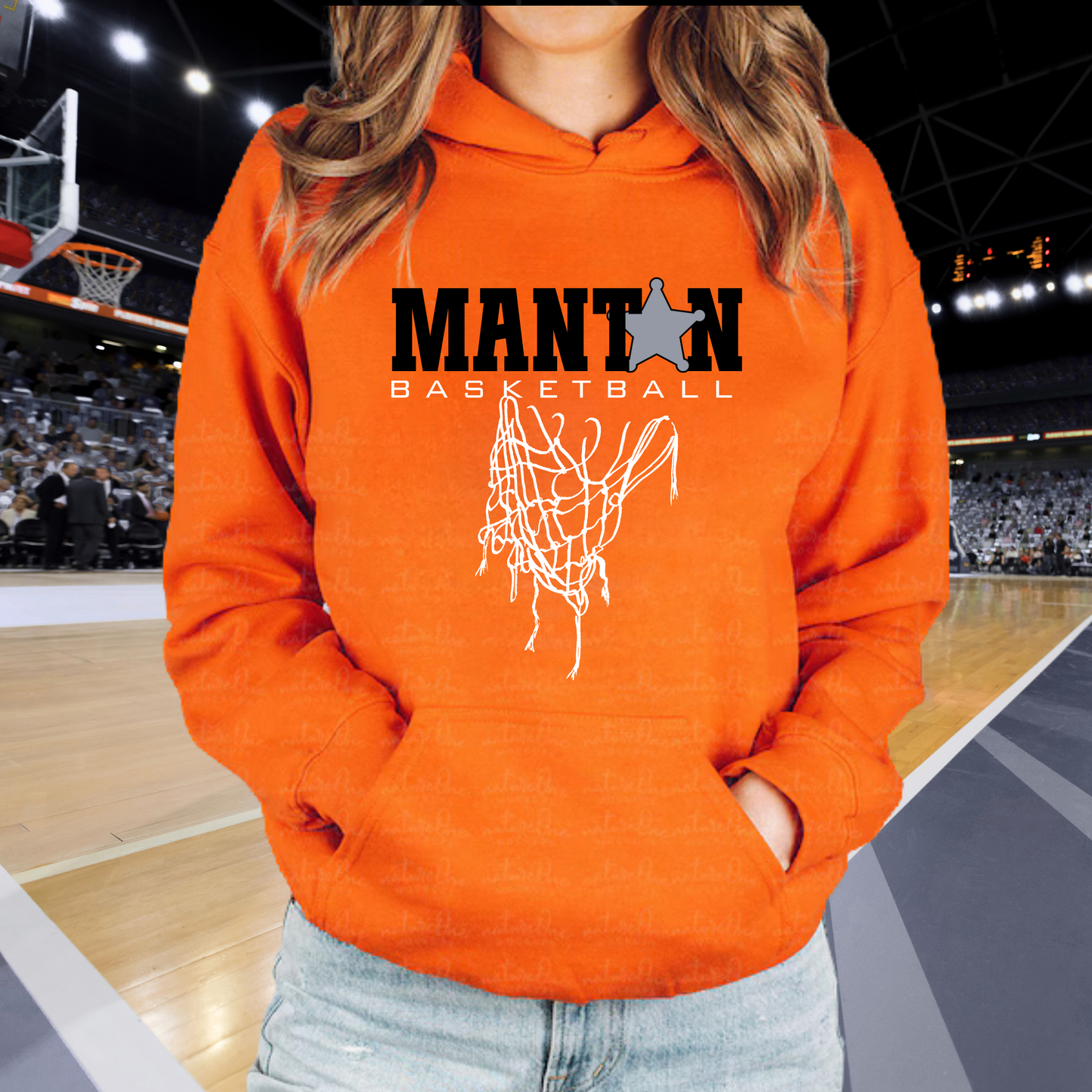 Manton Rangers Basketball ADULT Hoodie