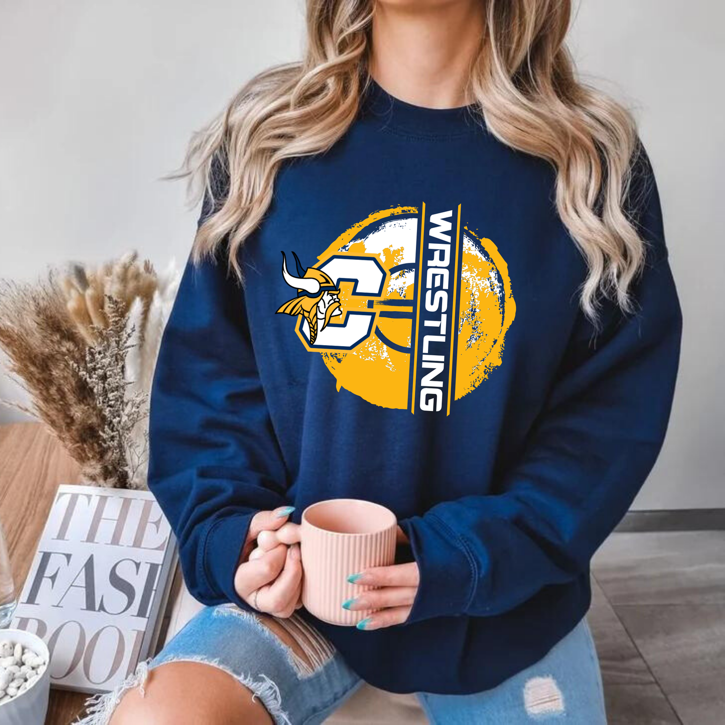 Cadillac Wrestling ADULT Crewneck Sweatshirt