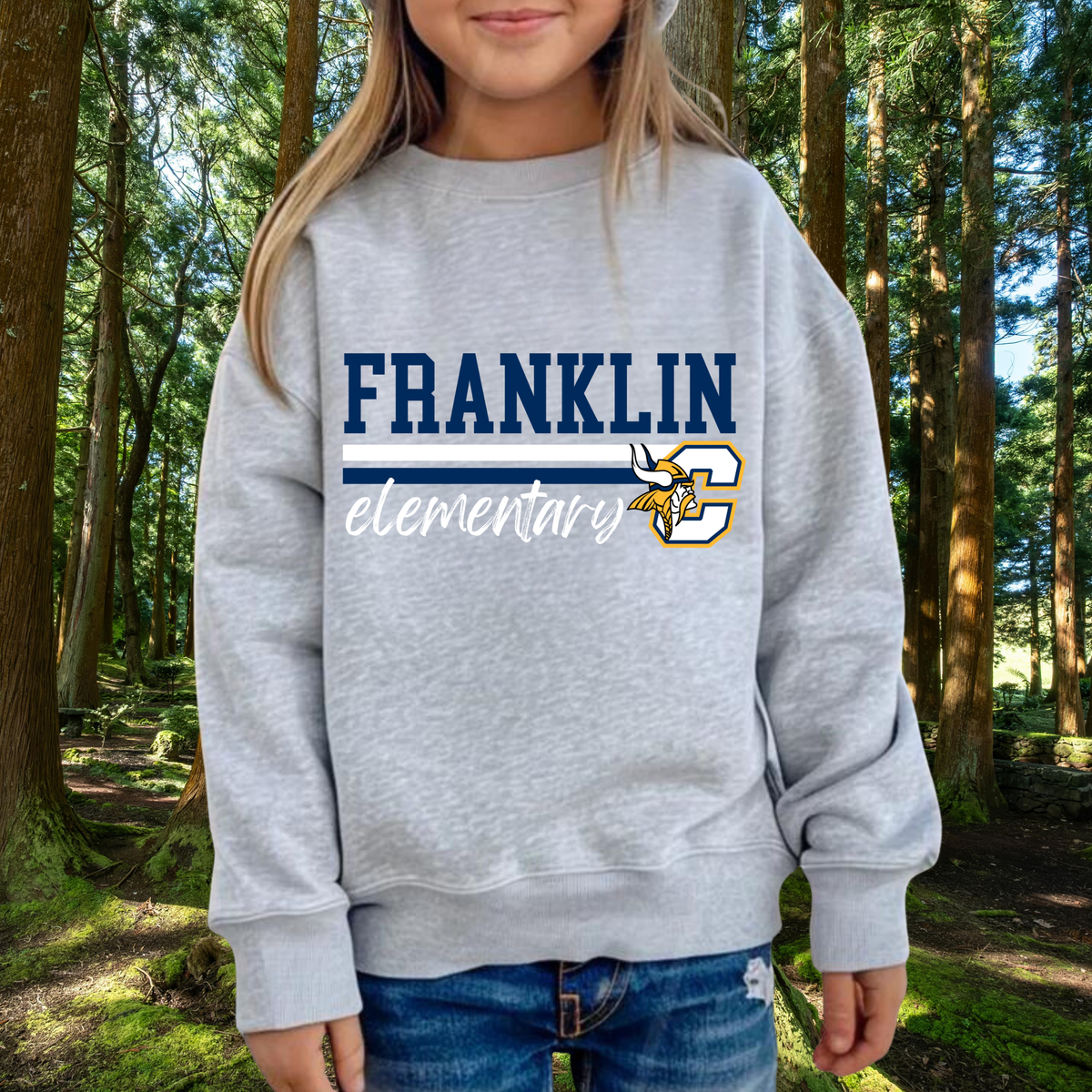 Franklin Elementary UNISEX Crewneck Sweatshirt