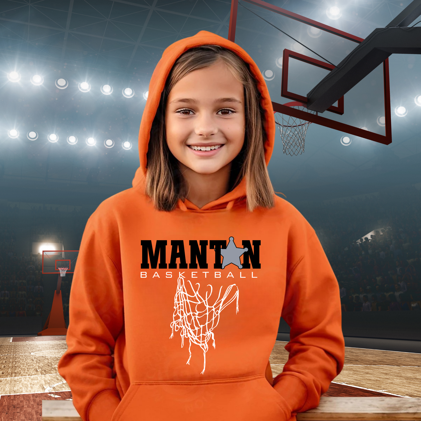 Manton Rangers Basketball Unisex YOUTH Hoodie