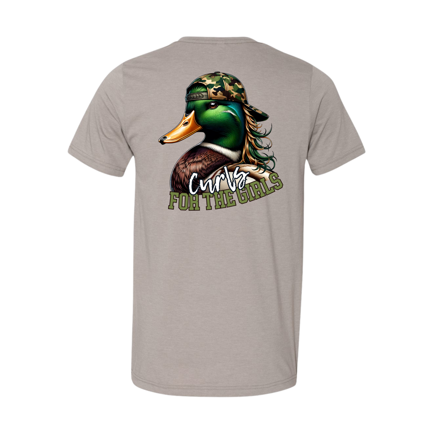 Curls for the Girls Mallard Short Sleeve Adult Tee
