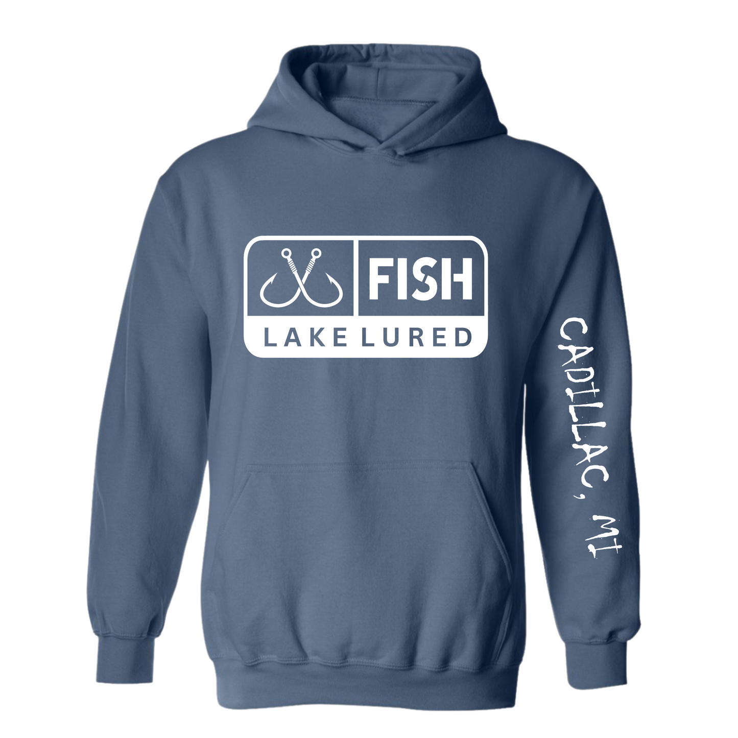 Cadillac Lake Lured Adult Hoodie