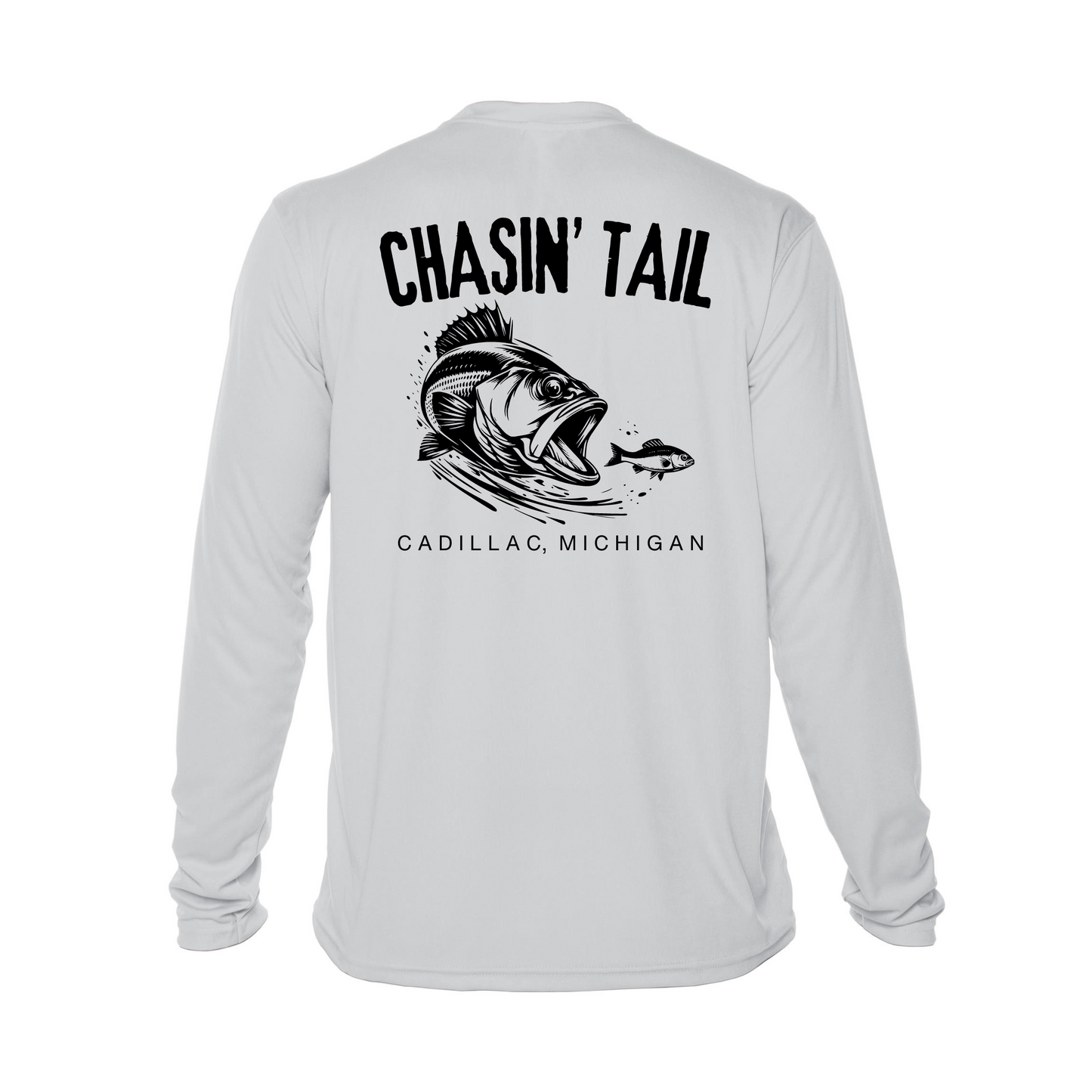 Chasin' Tail Bass Fishing Dri-Fit Long Sleeve Shirt