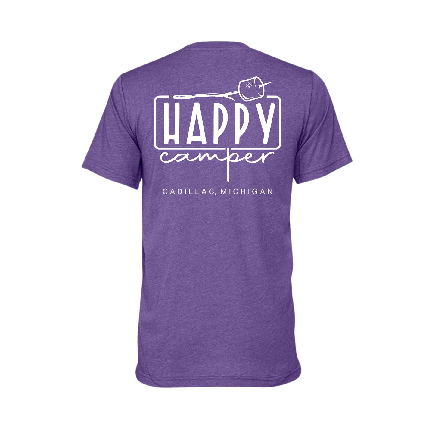 Happy Camper Short Sleeve Adult Tee